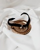 chokery Choker na wstążce z naturalną perłą Daisy 1