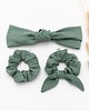 gumki do włosów Scrunchie/frotka muślin szałwiowa 2