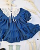 sukienki dla dziewczynki Sukienka Dresowa Blue Dress 4