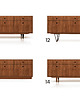 komody i szafki Komoda sideboard T-S10 sześć szuflad 5