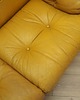 sofy i szezlongi Sofa skórzana żółta, włoski design, lata 60, B&B Italia, Tobia Scarpa 6