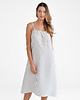 sukienki midi damskie Lniana Sukienka FLORA MIDI gray stripes 1