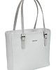 torby na ramię Torba skórzana - shopper - biało szary (6103) 1