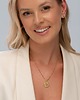 bransoletki - inne Złote kolczyki falowane koła z cyrkoniami Paraiso Zafirea 3