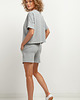 t-shirt damskie Bluza z krótkim rękawem T386, szara 2