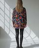 bluza z kapturem damska Bluza oversize Santosza folkowy wzór haftowane kwiaty rozmiar S-XL 6