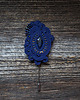 broszki Granatowa broszka soutache 4