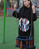 torebki różne MUFF BAG  czerwono-szara 1