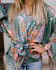 bluzki kimonowe damskie Kimono BLOOM turkus 9