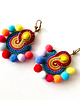 kolczyki soutache Sutaszowe kolczyki BOSA 1