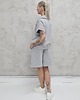 komplety damskie Amrita komplet bezrękawnik z zamkiem i spodenki Glacier Gray 2