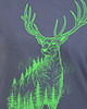 t-shirt damskie Koszulka damska JELEŃ SZLACHETNY ciemnoszara 3