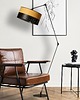 lampy podłogowe Lampa podłogowa na ruchomym wysięgniku z abażurem BARI DUAL 2