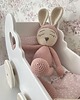 misie i maskotki Maskotka króliczek baby pudrowy róż 45 cm 2