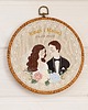Ślub - inne Personalizowana pamiątka ślubna, haft w oprawie vintage 5