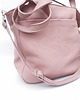 torby na ramię Brudny pastelowy róż skórzana torba z dużymi kieszeniami 2
