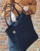 torby na ramię Lazy bag Bukka czarna nubuk wodoodporna 6
