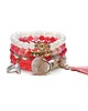 bransoletki z kamieni naturalnych Strawberry sorbet /19-06-23/ set 4