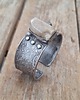 bransoletki wire wrapping Krzemień pasiasty - bransoletka regulowana 4