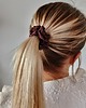 gumki do włosów Gumka jedwabna, scrunchie, gumka do włosów czekoladowy sen MINI 4