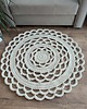 dywany Dywan okrągły ze sznurka bawełnianego szydełkowy 90cm 6