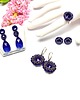 kolczyki swarovski Majestic Blue III, kolczyki z kryształami Swarovskiego, beading 3