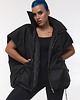kamizelki damskie Kamizelka bomber oversize czarna 6