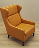 fotele Fotel pomarańczowy, duński design, lata 70, produkcja: Dania 4