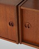 półki Regał systemowy tekowy, duński design, lata 60, produkcja: Dania 6
