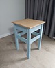 stołki Własnoręcznie malowany handmade taboret w pastelowych kolorach art deco 5