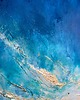 obrazy Granatowy obraz abstrakcyjny - obraz ze złotem Maldives IX 40x50 cm 6
