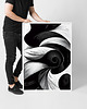 plakaty Plakat Abstrakcja Black and White - różne formaty 2