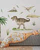 naklejki ścienne do pokoju dziecka Dinozaury naklejki ścienne - Tyranozaur i Pteranodon A210 2