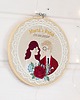 Ślub - inne Personalizowana pamiątka ślubna, haft w tamborku 4