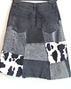 spódnice midi Patchworkowa spódnica jeans r.42 5
