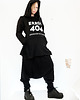 spodnie męskie Czarne wygodne spodnie baggy  unisex KAZE Winter 8