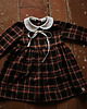 sukienki dla dziewczynki sukienka Klara  w  szkocką kratę OD RĘKI 2
