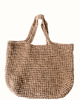 torby na ramię Torba kosz ze sznurka jutowego beżowa 1