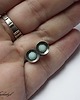 kolczyki wire wrapping Miseczki mint 3