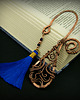 zakładki do książek Ozdobna zakładka do książki z lapis lazuli wire wrapping 6