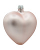 ozdoby choinkowe Bombka choinkowa: Serce matowe: pudrowy róż 1