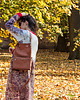 torby na ramię Boxy Bag L / Cinnamon - dwuczęściowa torebka 4