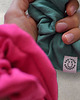gumki do włosów Zielona Gumka  Scrunchie 4