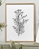 grafiki i ilustracje Zestaw trzech grafik botanicznych 30x40 1