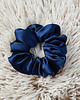 gumki do włosów Satynowa gumka do włosów scrunchie Granatowa RÓŻNE MODELE 3