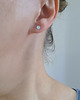 kolczyki srebrne Kolczyki sztyfty akwamaryn 4mm  srebro 925 3