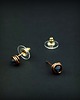 kolczyki wire wrapping Kolczyki sztyfty z szafirem 4