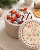ozdoby choinkowe Kolorowa baza do szydełkowania koło 15cm święta Boże Narodzenie stroiki DIY 2