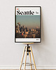 plakaty Minimalistyczny plakat Seattle USA 2
