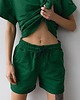 szorty damskie Krótkie spodenki zielone 1
